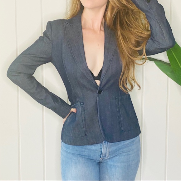 Diesel Black Gold Jackets & Blazers - Diesel Denim Blazer (Made in Italy, size S)